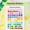 80 Colors Markers for Adult Coloring Books No Bleeding (White Barrel)